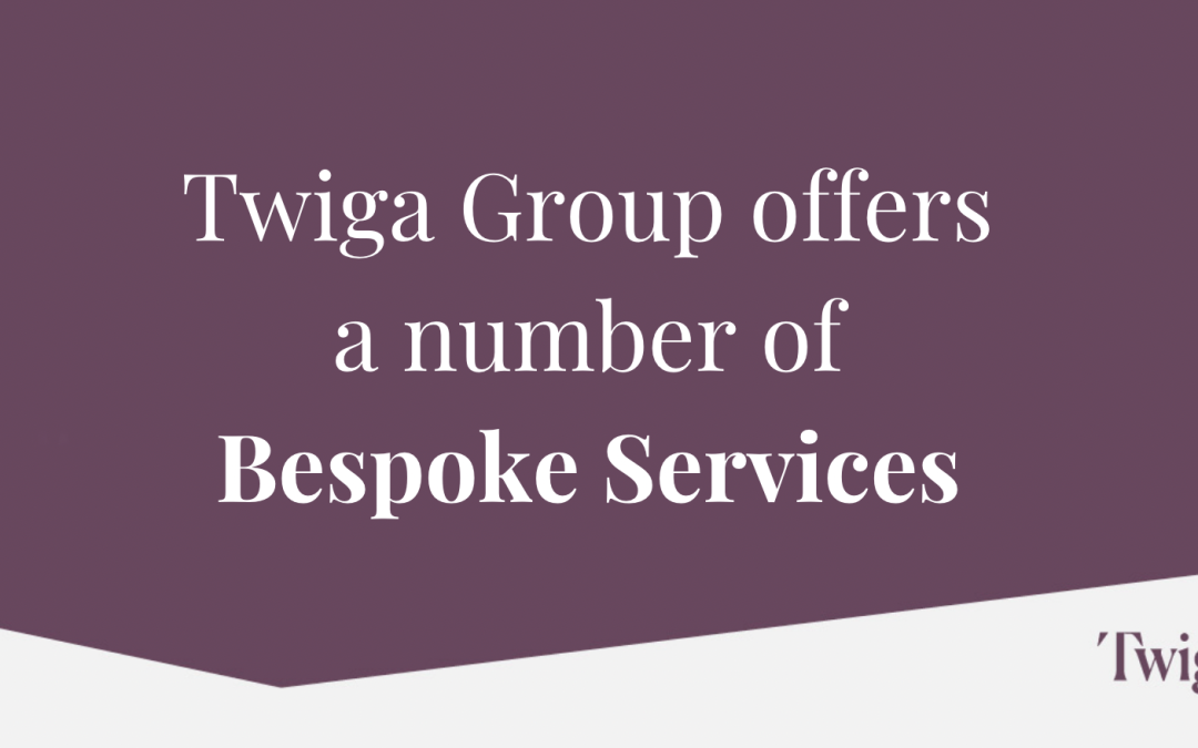 We offer a number of Bespoke Services